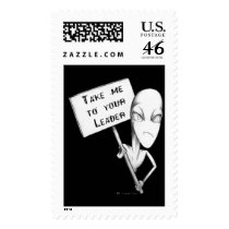 Take me to your leader postage