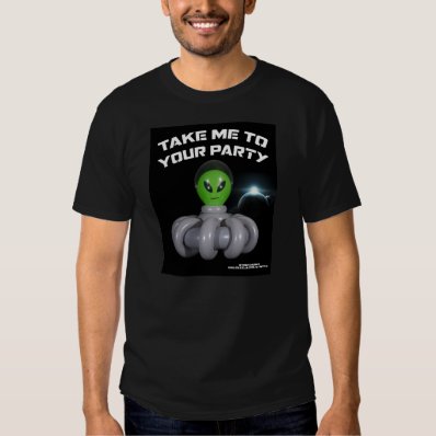 Take Me to Your Party Alien Balloon Shirt