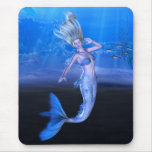 Take My Hand and Follow Your Heart Mermaid Art Mousepads