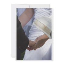 Take My Hand wedding invitation