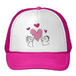 Take my Heart Mesh Hats