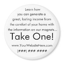 Take One! working from home magnet