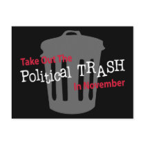 Take Out The Political Trash In Novemer Post Cards