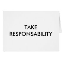 TAKE RESPONSABILITY cards