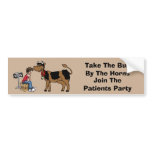 Take The Bull By The Horns Bumper Sticker