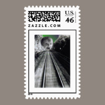 Take the E Train postage