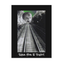 Take the E Train! Postcard