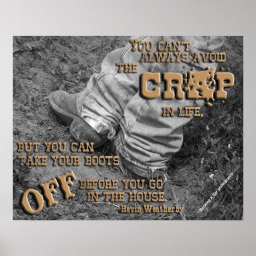 "Take Your Boots Off" Poster Zazzle