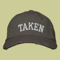 TAKEN embroidered hats