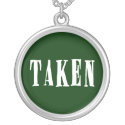 Taken Pendant necklace