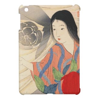 Takeuchi Keishu Tora Gozen japanese vintage lady Cover For The iPad Mini