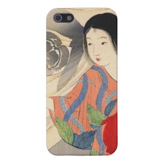 Takeuchi Keishu Tora Gozen japanese vintage lady iPhone 5 Cover