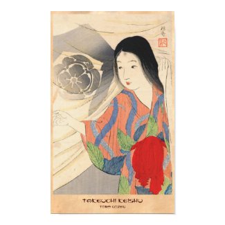 Takeuchi Keishu Tora Gozen japanese vintage lady Print