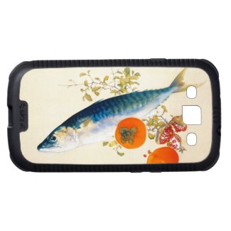 Takeuchi Seiho - Autumn Fattens Fish and Ripens Galaxy SIII Covers
