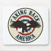 TAKING BACK AMERICA EAGLE MOUSEPAD