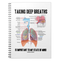 Taking Deep Breaths Is Important To My State Mind Notebook