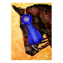Taking Home the Blue (Horse) ACEO Art Cards business cards by jaisjewels Taking Home the Blue (Horse) ACEO Art Cards business cards