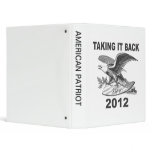Taking it Back 2012 Patriotic Vinyl Binders