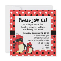 Taking Little Penguin for a Walk invitations by candystore Taking Little Penguin for a Walk invitations