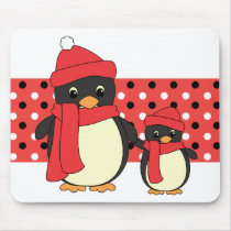 Taking Little Penguin for a Walk mousepads by candystore Taking Little Penguin for a Walk mousepads
