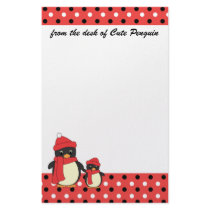 Taking Little Penguin for a Walk stationery by candystore Taking Little Penguin for a Walk stationery