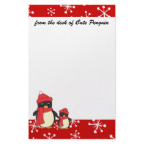 Taking Little Penguin for a Walk stationery by candystore Taking Little Penguin for a Walk stationery