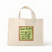 Taking Medical Leave Canvas Bag