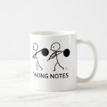 Taking Notes Coffee Mugs
