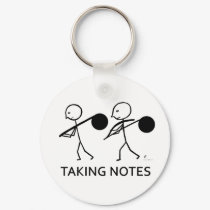 Taking Notes keychains