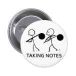 Taking Notes Pins