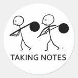 Taking Notes Stickers