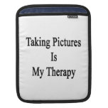 Taking Pictures Is My Therapy iPad Sleeve
