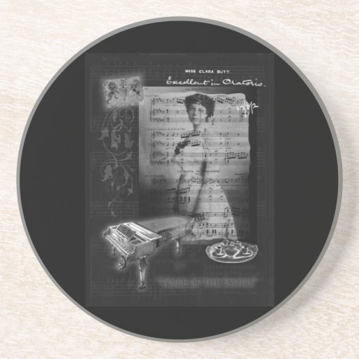 Taking Tea with Clara Butt Beverage Coasters