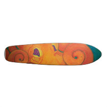 Tako On a Skateboard