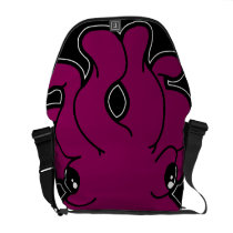 Tako (Red-Violet) Messenger Bag
