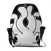 Tako (White) Messenger Bag
