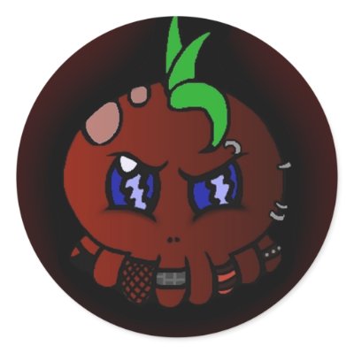 TakoChan Punk Stickers by Vestque