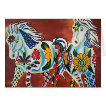 Talavera Horses Notecard