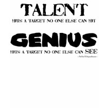 Talent / Genius T-Shirt by Dreamhand Talent / Genius T-Shirt