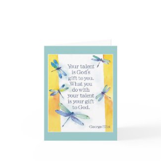 talent notecard card