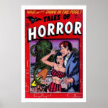 Tales of Horror Vintage Comic Book Cover Poster