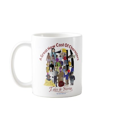 Tales & Stories Cast Of Characters Mug by dfludd