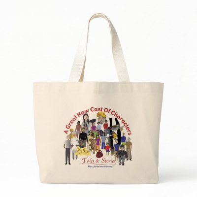 Tales & Stories Cast Of Characters Tote Bag by dfludd