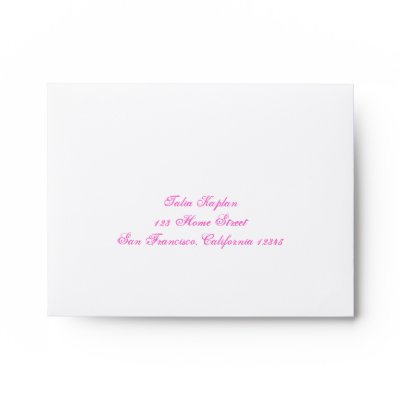 Talia RSVP Envelope Wedding Bat Mitzvah F9C