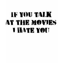 TALK AT THE MOVIES t-shirt
