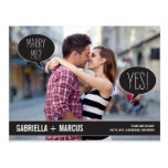 Talk Bubbles Wedding Save The Date postcards