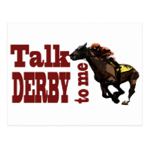 Talk Derby to Me Gifts & Novelties Postcards