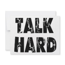 Talk Hard invitations