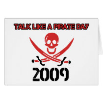 Talk Like A Pirate Day 2009 cards