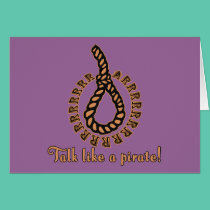 Talk Like a Pirate with Noose cards